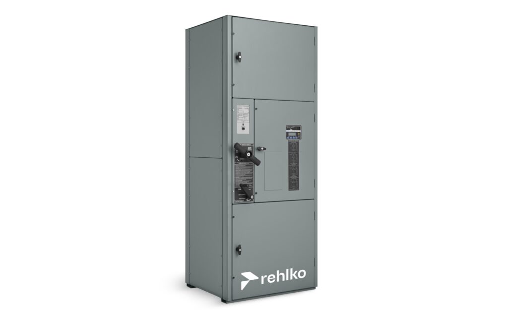 Rehlko KBC series automatic transfer switch left side view