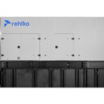 Rehlko 500REOZVC diesel generator front view with enclosure