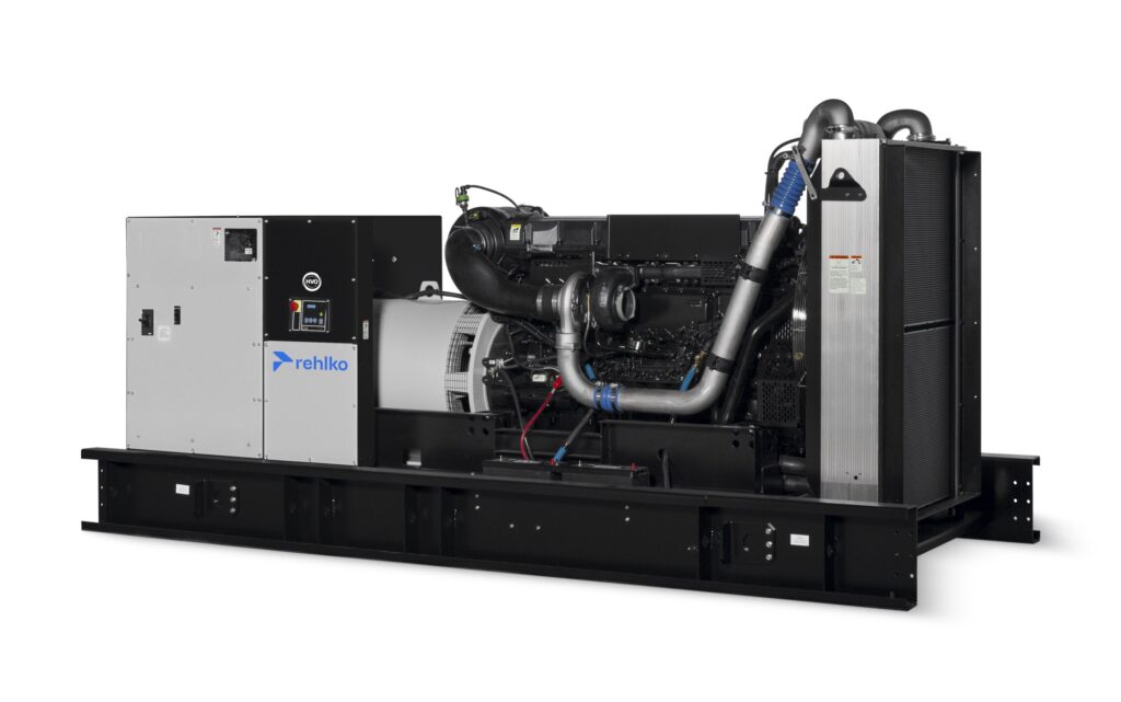 Rehlko 550REOZVB diesel generator right side view