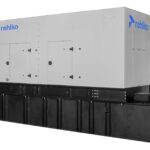 Rehlko 600REOZVB diesel generator with enclosure left view