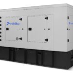 Rehlko 80REOZJ4 diesel generator with enclosure right view