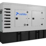 Rehlko 80REOZJ4 diesel generator with enclosure left view
