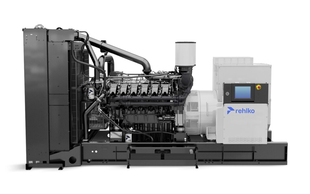 Rehlko KD1000 diesel generator front view