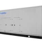 Rehlko KD1000 diesel generator with enclosure left view