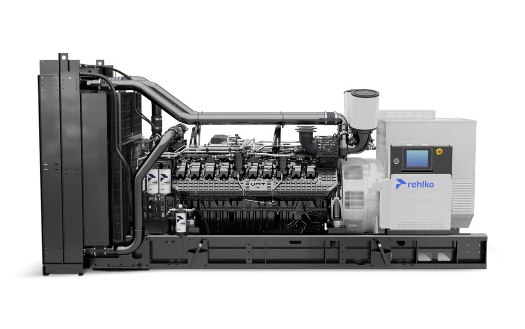 Rehlko KD1500 diesel generator front view