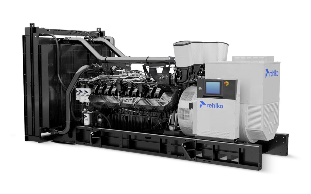 Rehlko KD1500 diesel generator right side view