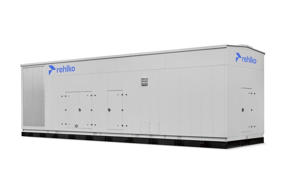Rehlko KD2000 diesel generator right view with enclosure