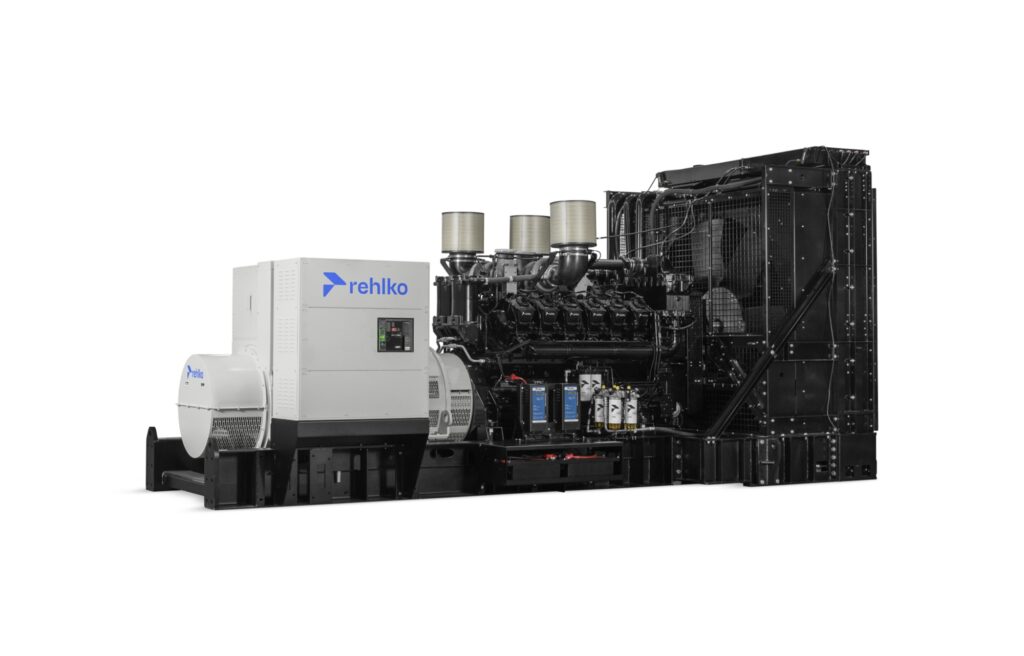 Rehlko KD2500 diesel generator left side view