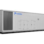 Rehlko KD2500 diesel generator with enclosure left view
