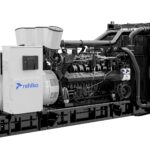 Rehlko KD1350 diesel generator left side view