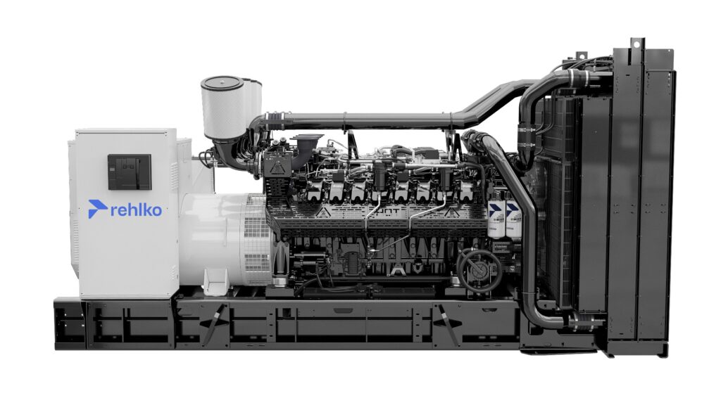 Rehlko KD1350 diesel generator rear view