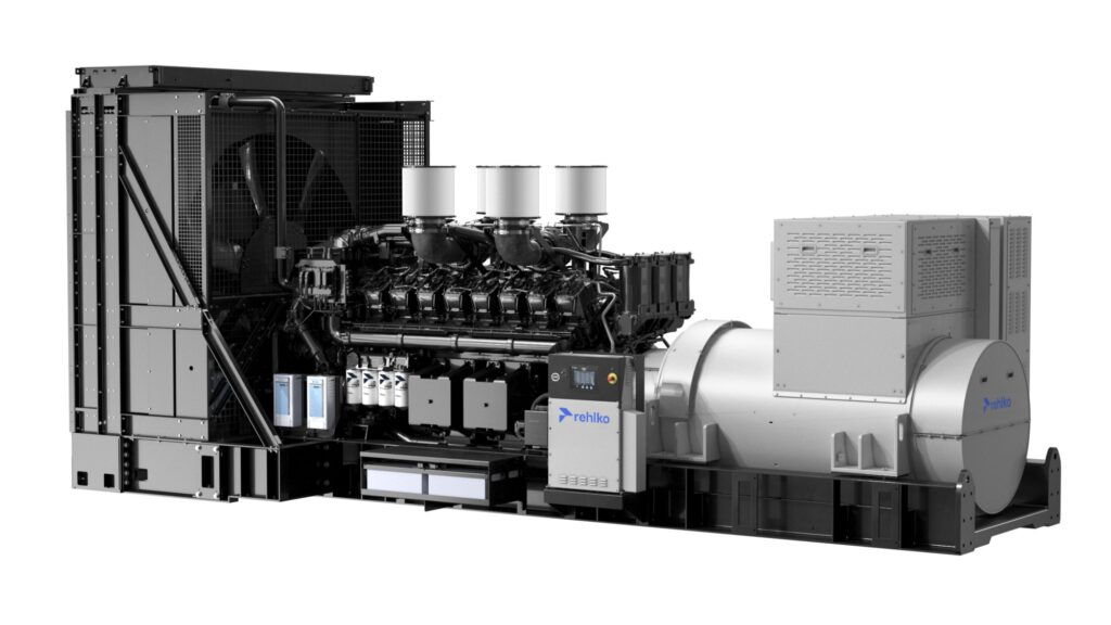 Rehlko KD3250 diesel generator right side view