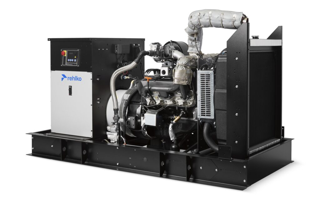 Rehlko KG50 natural gas generator right side view