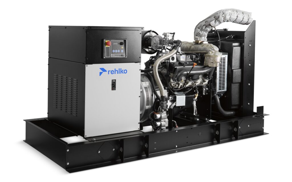 Rehlko KG50 natural gas generator left side view
