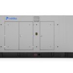 Rehlko 300REZXD natural gas generator with enclosure front view