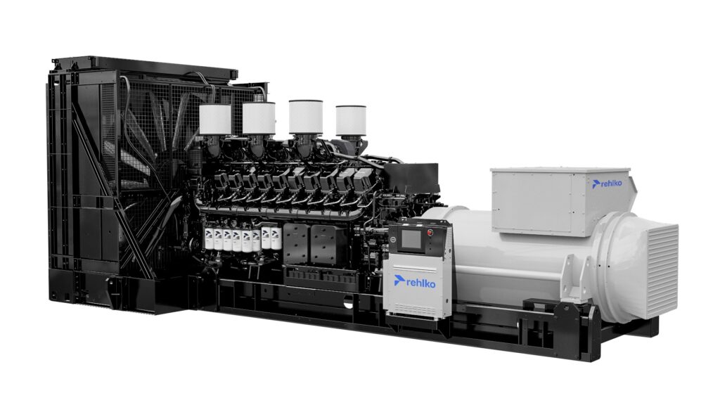 Rehlko KD3500 diesel generator right side view