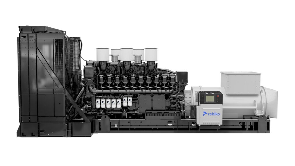 Rehlko KD4000 diesel generator front view