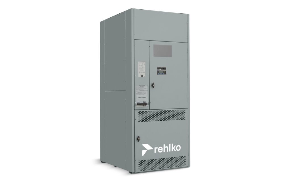 Rehlko KAS series automatic transfer switch left side view