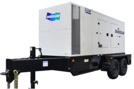 Doosan G240 towable generator