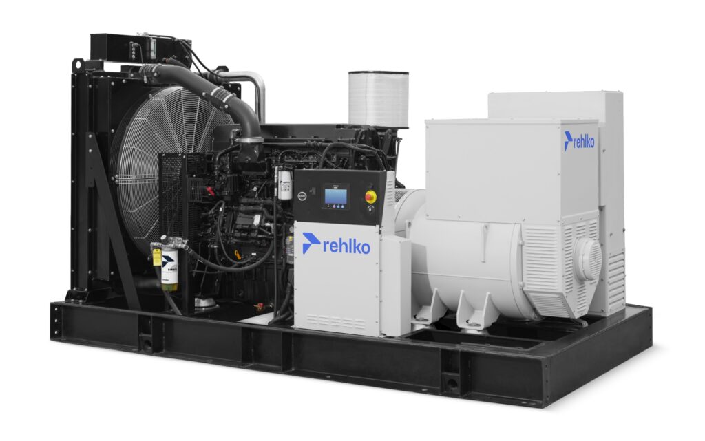 Rehlko KD700 diesel generator right side view