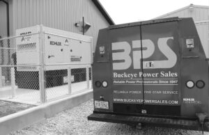 BPS service van at job site