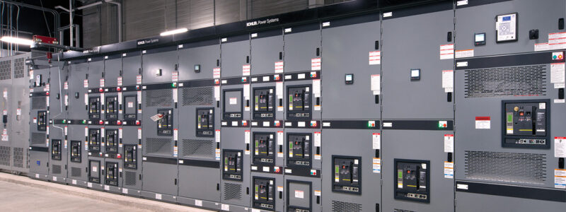 Switchgear system on jobsite