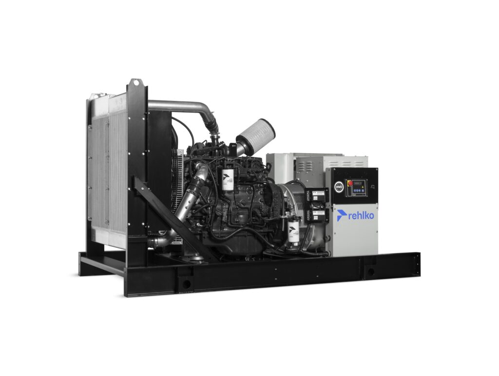 Rehlko KD180 diesel generator left side view