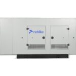 Rehlko KD180 diesel generator with enclosure front view