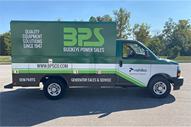 Buckeye Power Sales service van