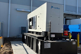 Rehlko generator installed at job site